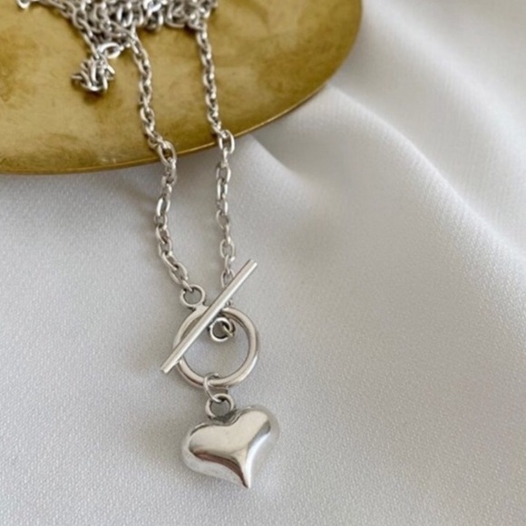 Sterling silver pendant heart ❤️ necklace - Picture 5 of 5